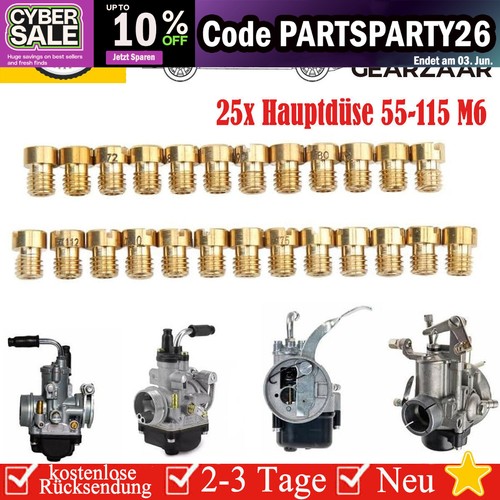 25x hauptdüse 115 für - hauptdüse, m6
