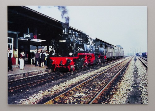 Postkarte dampfloks 92 638 - -,