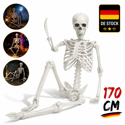 Skelett halloween 170cm - skelett,