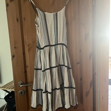 Yigga  Mädchen Kleid 158/164  Weiß/ Rosa Schwarz