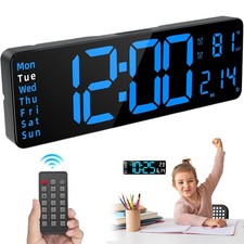 Riesige Digitaluhr mit