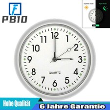 Mini Analog Uhr Kfz Zeitanzeige Auto Nachtleuchtende Zeituhr Quarzuhr Dekoration