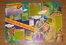 Seltene Werbung | Review Sega Mega Drive D&D Warriors of the Eternal Sun 1992