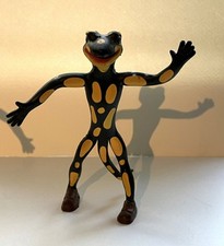 Früher Lurchi - Salamander Werbefigur Biegefigur 50er Jahre 1. Serie  selten