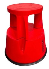 Runder plastikhocker mit