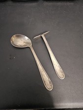 DDR Variante Kinderbesteck Breilöffel Und Schiber Versilbert 