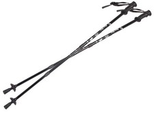 Nordic Walking Stöcke Aluminium AntiShock 65-135cm EUROBATT schwarz