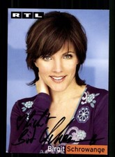 Birgit Schrowange RTL Autogrammkarte Original Signiert # BC 220531