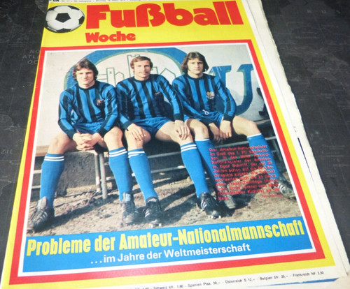 Fußball woche 1974 - fußball, nr.11/1974