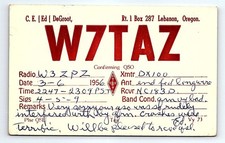 1956 W7TAZ Amateurfunk
