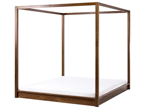 Himmelbett holz dunkelbraun - himmelbett,