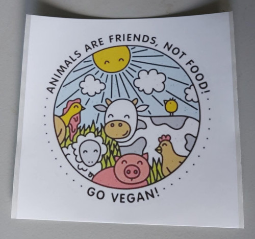 Animals are friends not food - ,