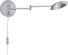 LED Wandleuchte Wandlampe dimmbar schwenkbar 272470107 Calcio Metall Nickel matt