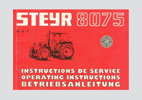Steyr 8075 traktor - 8075, traktor  