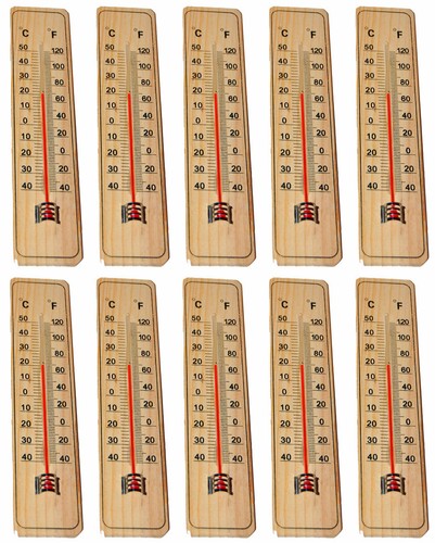 Stück holz thermometer - stück,