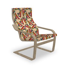 Bunt poäng sessel polster - bunt,