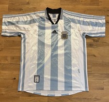 Argentinien Trikot 1998 Heim - Größe XL - Original Adidas