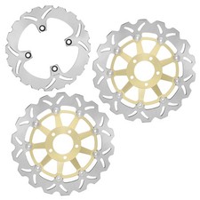 Bremsscheiben Vorne Hinten für Kawasaki ZZR 600 1993-2007 ZXR 400 ZR 550 Zephyr