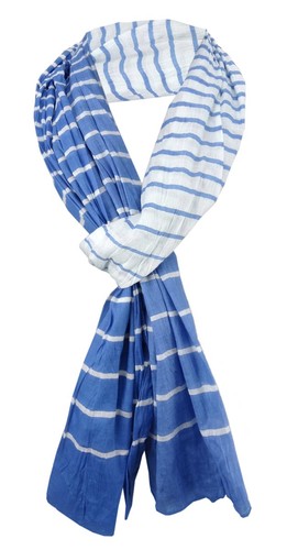 Gecrashter schal blau - gecrashter,