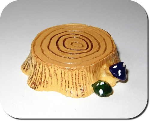 Miniatur baumstumpf flach - flach,, in