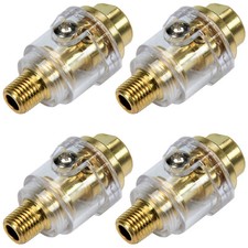 Miniöler Druckluftöler Leitungsöler 1/4" Ölnebler Nebler Nebelöler 4 Stück Öler