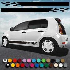 Aufkleber Streifen Seitenstreifen Viperstreifen Auto Rennstreifen VW Up Seat Mii