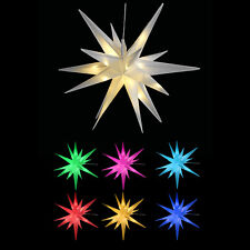 LED 3D Weihnachtsstern Stern Hängen Weihnachtsbeleuchtung DIA 57cm Außen IP44