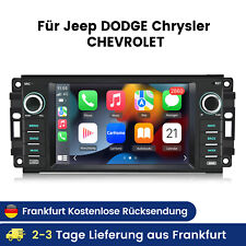 Autoradio Für Jeep CHEVROLET DODGE Android 14 Carplay GPS Navi WIFI SWC 64G DAB+