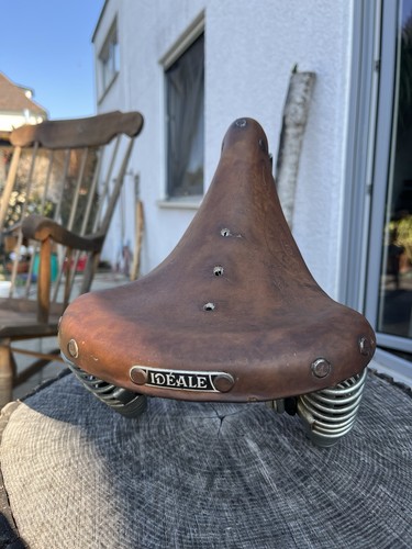 Alter leder fahrradsattel - leder,