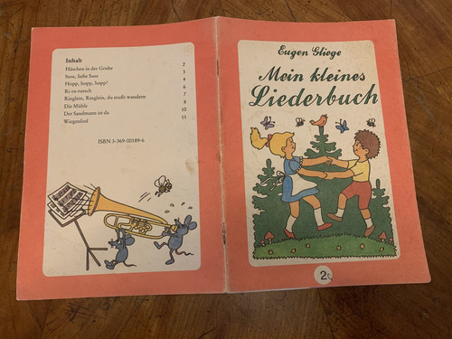 Ddr kinderliederbuch mein - ddr,