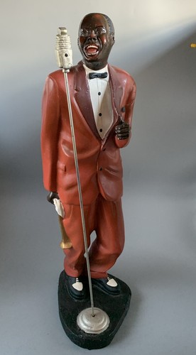 Kunststoff figur jazz sänger - kunststoff,