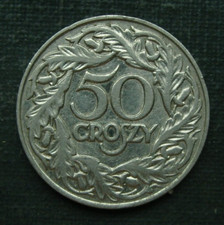 Polen 50 Groszy 1923 Poland Polska Grosz Grosze