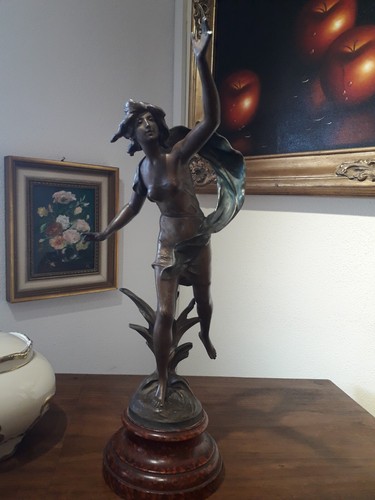 Statuette règule auguste - règule,,