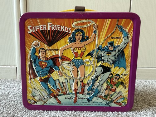 Super friends lunch box - super, dc