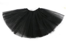 5 Lagen Tütü Tutu Ballettrock Tüllrock Rock Petticoat Ballettkleid Tüll Fasching