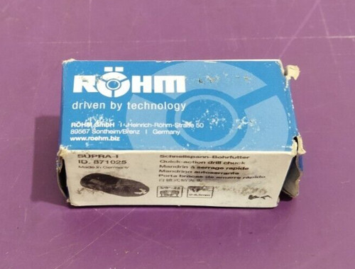 Röhm schnellspann bohrfutter - rÖhm, schnellspann-bohrfutter