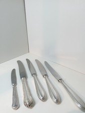 Brotmesser, Tafelmesser 5 Messer im Set 4x WMF ein NF Dessertmesser