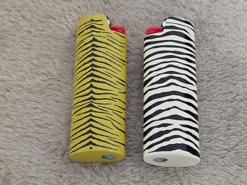 Feuerzeug hülle zebra - 2x,