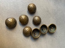 8 große alte Messing Knöpfe Trachtenknöpfe 3 cm