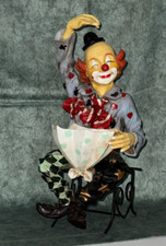 Fröhliche Deko-Figur: Clown