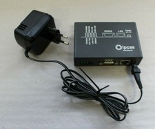 IPCAS Ethernet Konverter ipEther232 RS232  8-15V DC / 100mA  mit 9V Netzteil 