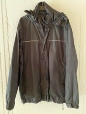 Wind- und Wetterjacke - leicht - schwarz - Crane - XL