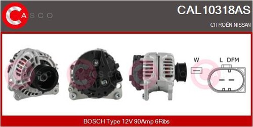 Casco lichtmaschine generator - casco,