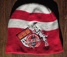 1. FC Köln, Mütze, rot/weiß, Geißbock / Stadtwappen-Köln, geil