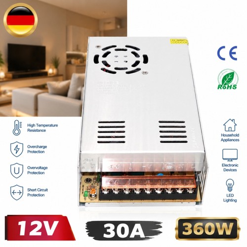 Schaltnetzteil 12v 30a - dc,