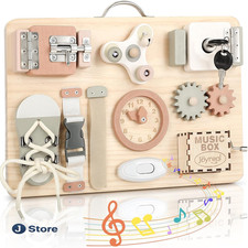 Montessori Sensorik Brett Holz