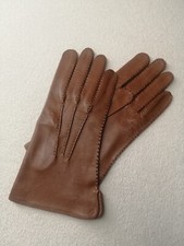 Herren Nappa-Leder-Handschuhe Gr 8 1/2 Farbe hellbraun ohne Innenfutter