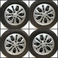 Hyundai i30 Original Stahl-Felgen Radkappen Sommer-Reifen 195/65 R15 LK 5x114,3