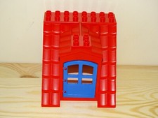 Lego Duplo dach teil rot blau