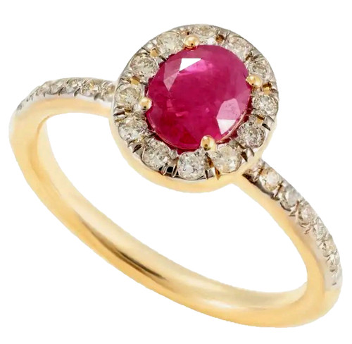 52ct natur runder diamant - 0.52ct,